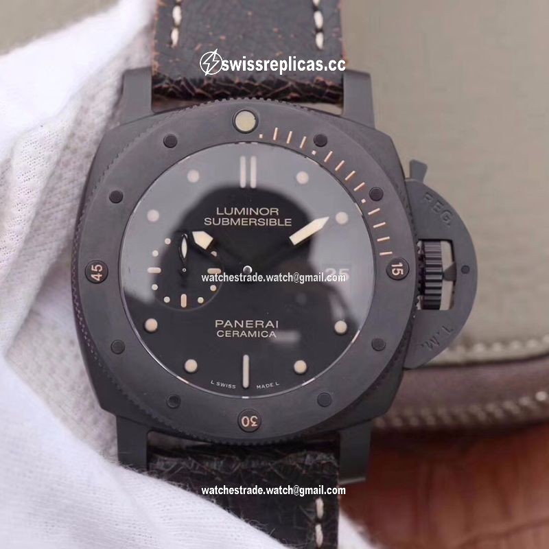 Panerai Luminor Submersible 1950 PAM508 VS Factory V2 Black Dial