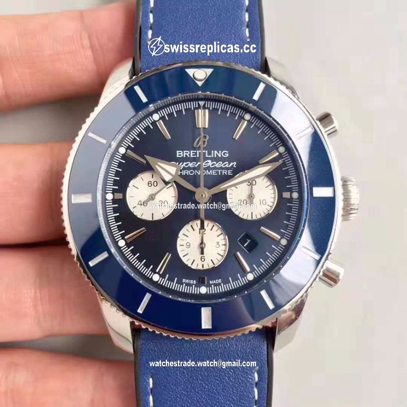 Breitling Superocean Heritage II Chronograph 44 AB0162161C1A1 GF Factory Blue Dial