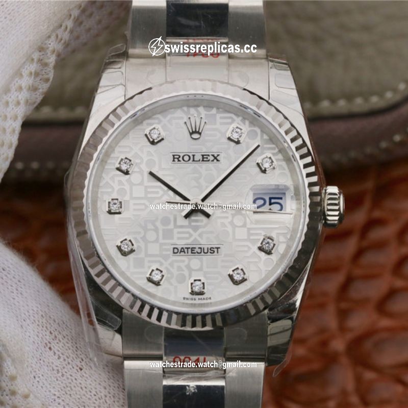 Rolex Datejust 116234 36MM AR Factory Diamond-printed Dial