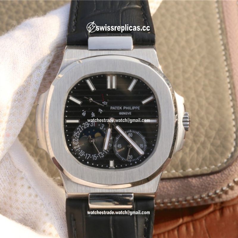 Patek Philippe Nautilus Moonphase 5712G-001 Black Dial