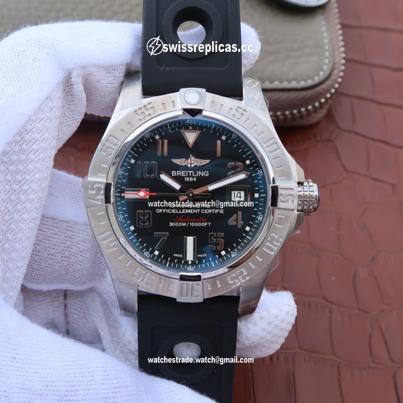 Breitling Avenger II A3239011/BC34/170A GF Factory Black Dial