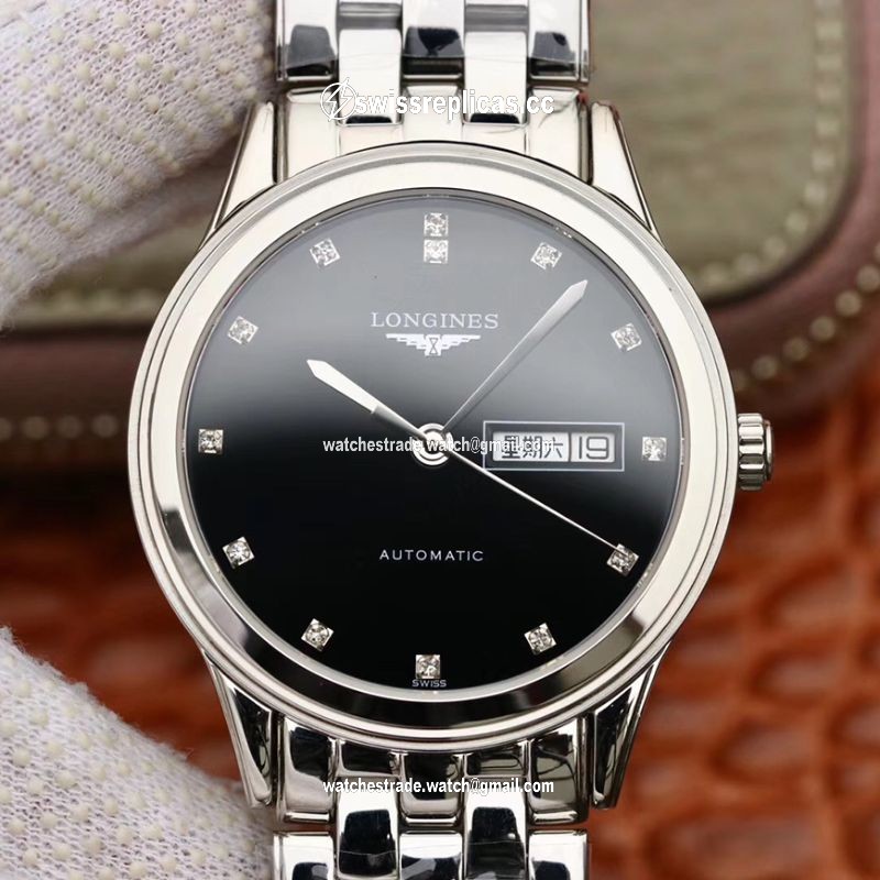 Longines Flagship Double Calendar L4.899.4.12.6 GK Factory Black Dial