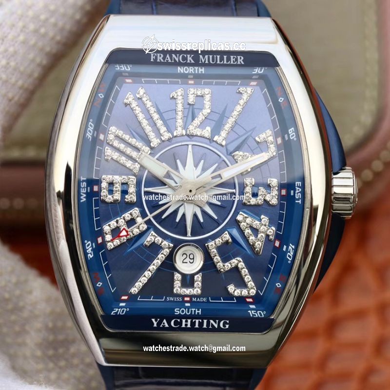 Franck Muller Vanguard V45 45MM Blue Dial