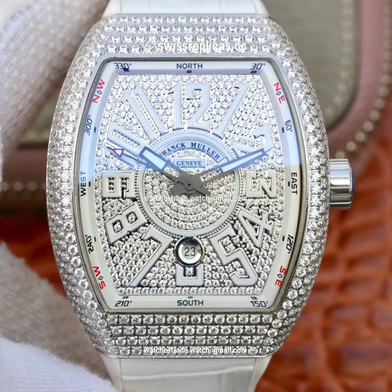 Franck Muller Vanguard V45.SC.DT.D.NBR.CD.5N.NR Diamond Dial