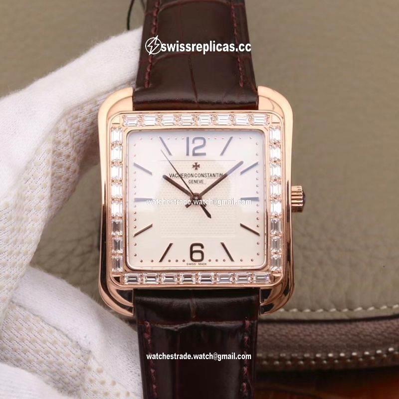 Vacheron Constantin Historiques Toledo 1951 86300/000R-9826 GS Factory 18K Rose Gold Silver Dial