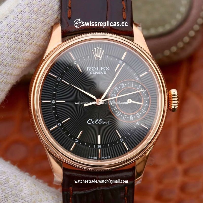 Rolex Celini Date 50515 MKS Factory 18K Rose Gold Case