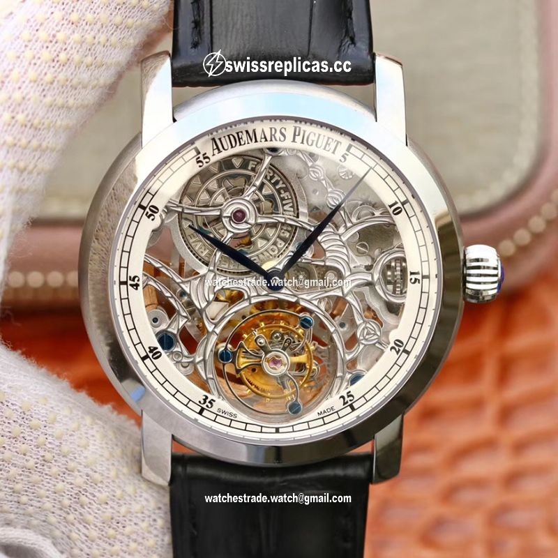 Audemars Piguet Jules Audemars Tourbillon 26357PT.ZZ.D028CR.02 Skeleton Dial