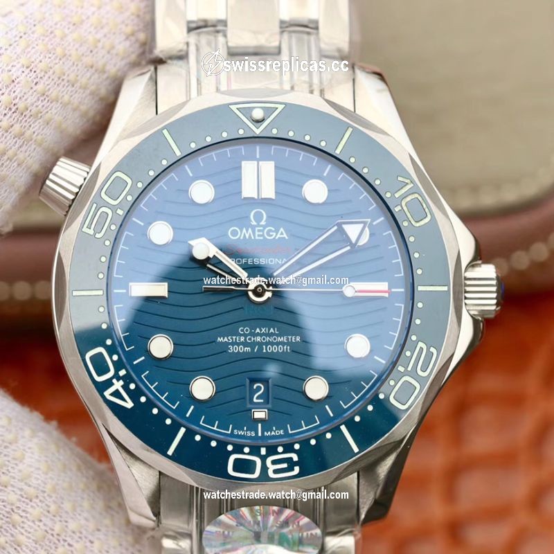 Omega Seamaster Diver 300m 210.30.42.20.03.001 VS Factory Blue Dial