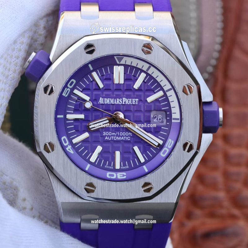 Audemars Piguet Royal Oak Offshore Diver 15710ST.OO.A077CA.01 Purple Dial
