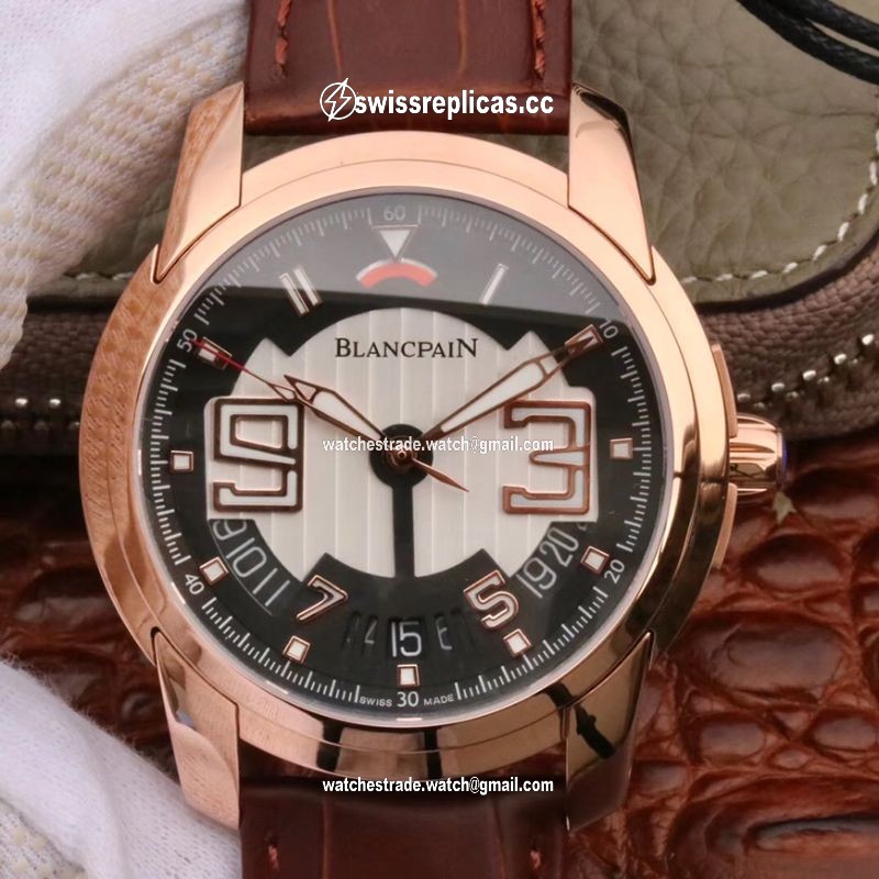 Blancpain L-EVOLUTION 8805-1134-53B Rose Gold Case Black Dial