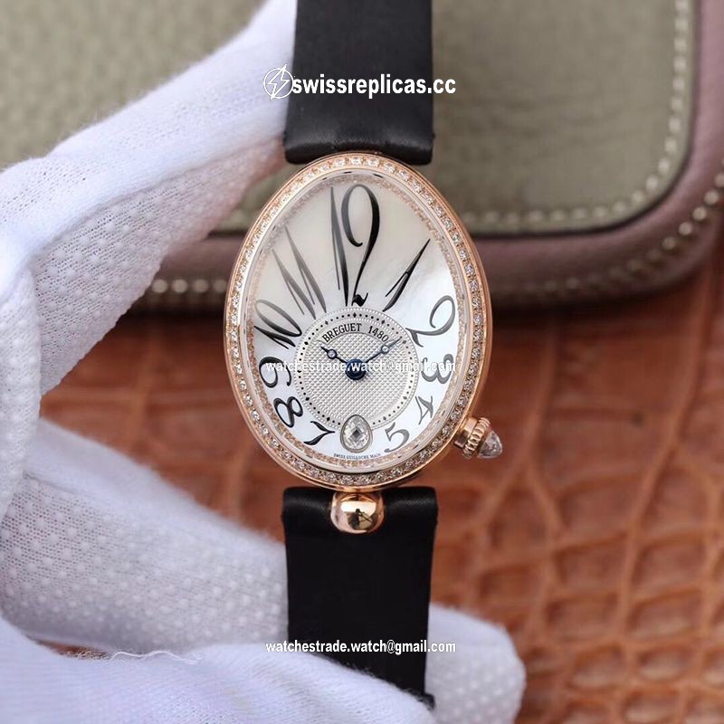 Breguet Reine De Naples 8918BR/58/864/D00D Ladies ZF Factory 18K Rose Gold Mother Of Pearl Dial