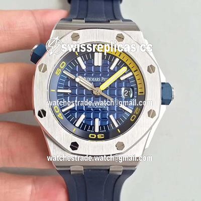 Audemars Piguet Royal Oak Offshore Diver 15710ST.OO.A027CA.01 JF Factory V8 Blue Dial