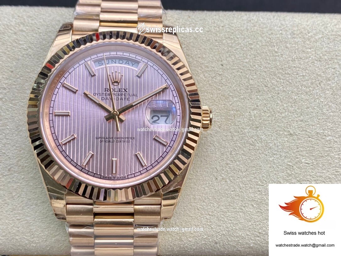 Rolex Day Date M228235-0005 EW Factory Rose Gold 1