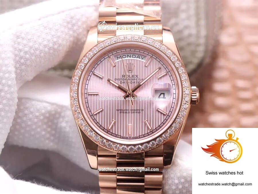 Rolex Day Date M228345RBR-0010 EW Factory Rose Gold 1