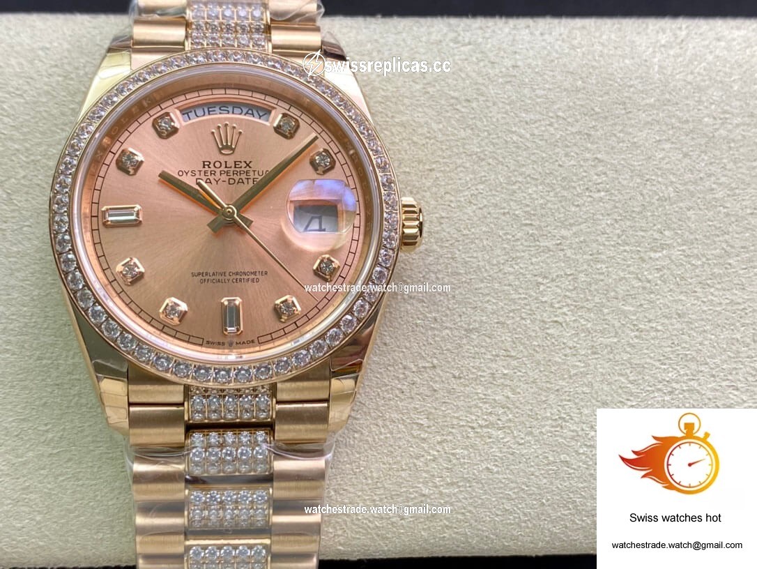 Rolex Day Date M128345RBR-0020 EW Factory Rose Gold 1