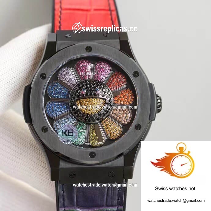 Hublot Classic Fusion Takashi Murakami 507.CX.9000.RX.TAK21 Sunflower Colored Dial 1