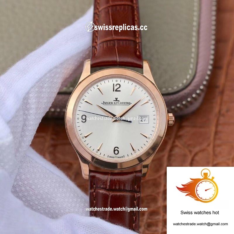 Jaeger LeCoultre Master Control Date Q1542520 ZF Factory 18K Rose Gold White Dial 1