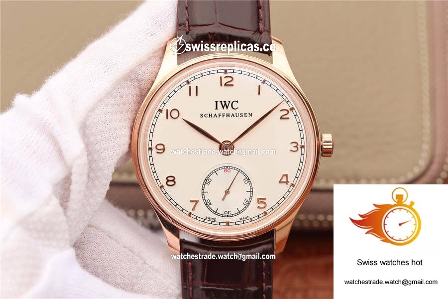 IWC Portuguese IW545409 ZF Factory Rose Gold White Dial 1