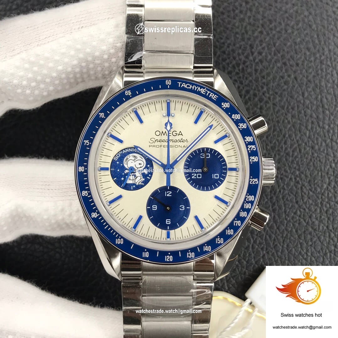 Omega Speedmaster Snoopy Award 310.32.42.50.02.001 OM Factory Silver Dial 1