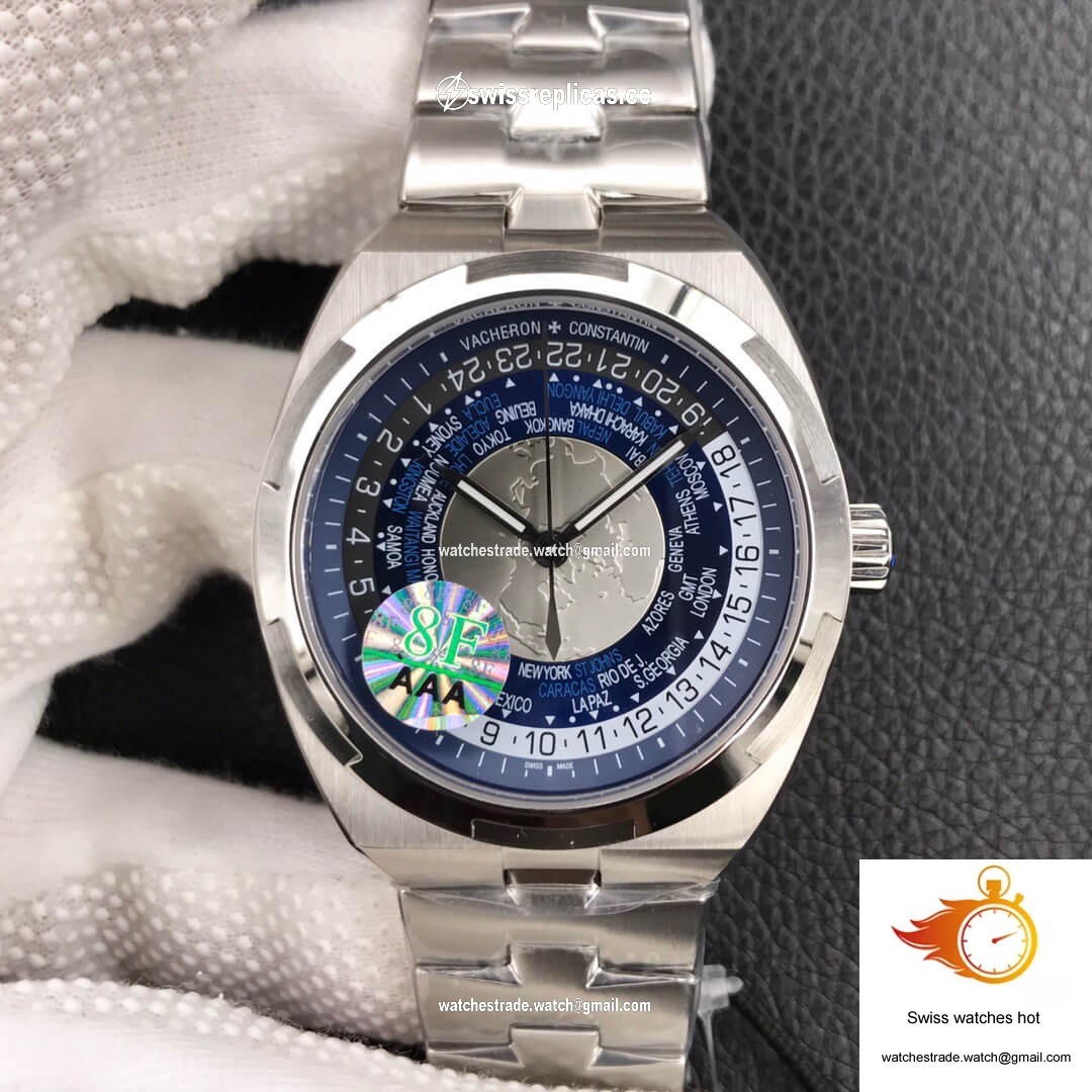 Vacheron Constantin Overseas 7700V/110A-B172 World Time 8F Factory Blue Dial 1
