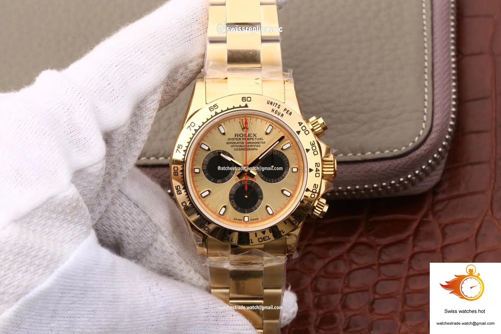 Rolex Daytona Cosmograph 116508 JH Factory Yellow Gold Dial 1