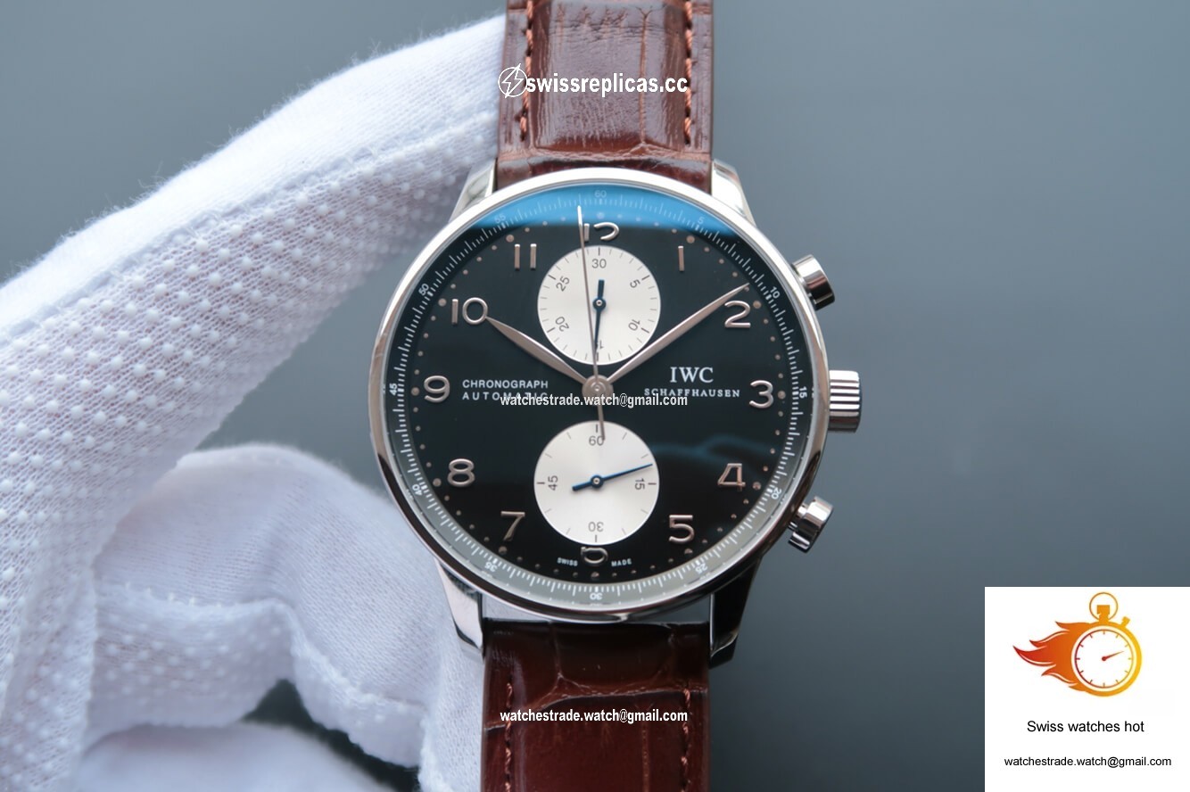 IWC Portugieser IW371404 ZF Factory V7 Black Dial 1