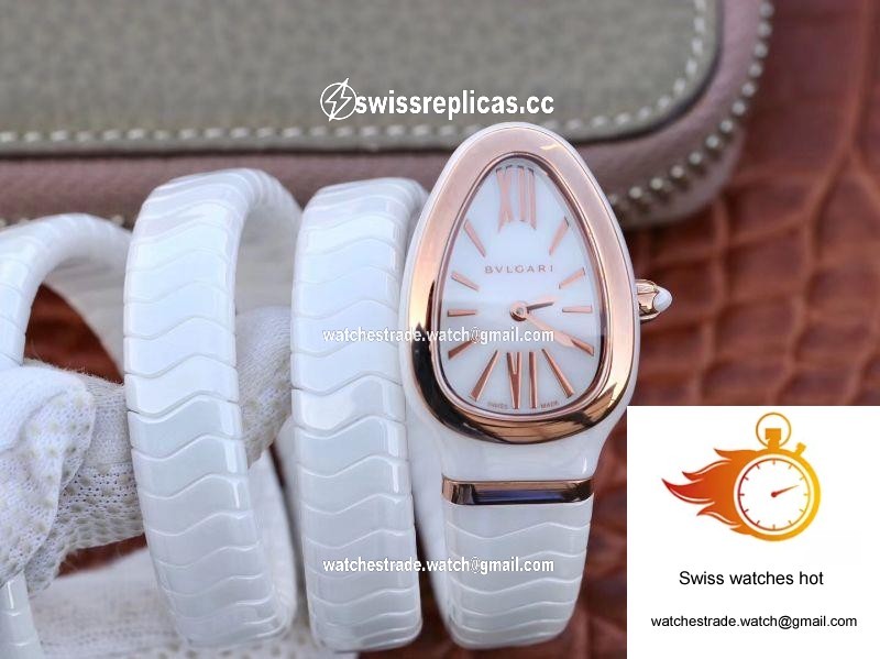 Bvlgari Serpenti Spiga Watch 102886 BV Factory Rose Gold No Diamond 1