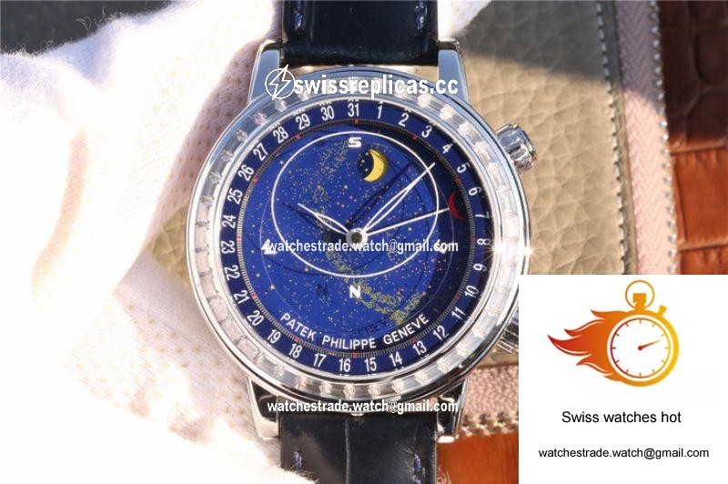 Patek Philippe Grand Complications Sky Moon Celestial 6102P-001 TWA Factory Blue Dial 1