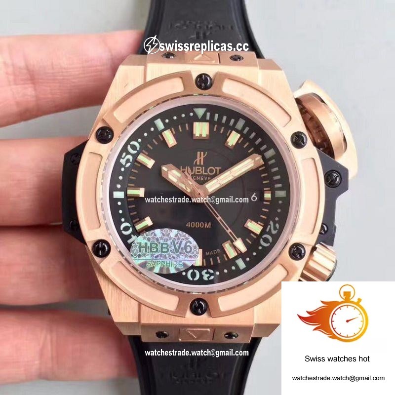 Hublot Big Bang King Power Musee Oceanographique Monaco 731.OX.1170.RX V6 Factory Black Dial 1