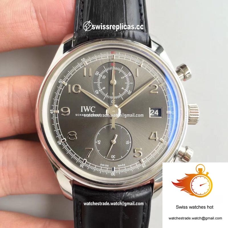 IWC Portugieser Chronograph Classic IW390404 ZF Factory Anthracite Dial 1