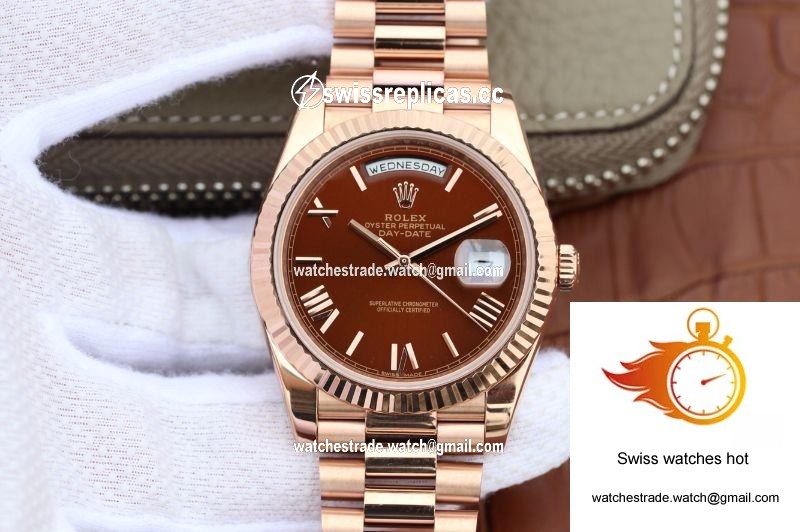 Rolex Day Date 40mm 228235 EW Factory Brown Dial 1