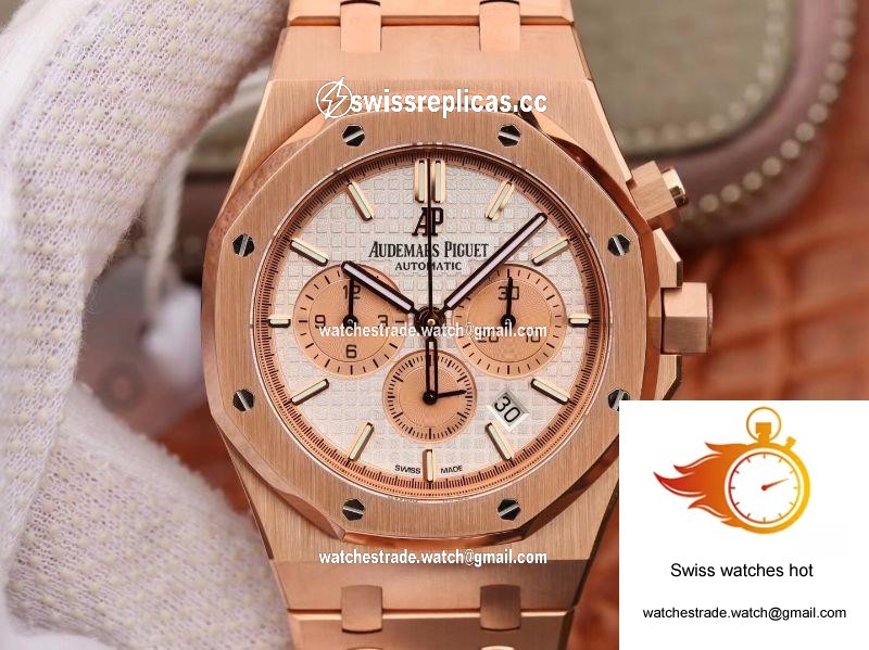 Audemars Piguet Royal Oak Chronograph 26315OR.OO.1256OR.01 OM Factory White Dial 1