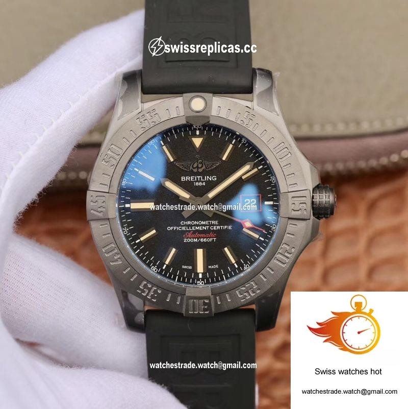 Breitling Avenger Blackbird 44mm V17311101B1W1 GF Factory V4 Black Dial 1