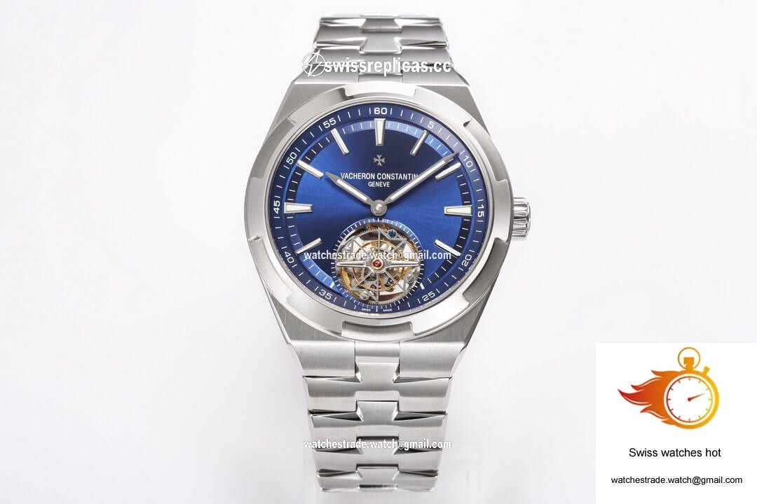 Vacheron Constantin Overseas Tourbillon 6000V/110A-B544 BBR Factory Stainless Steel Strap 1