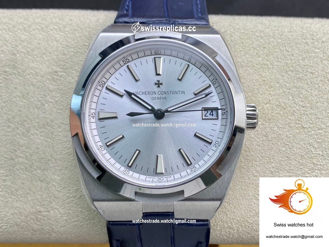 Vacheron Constantin Overseas 4500V 8F Factory Blue Leather Strap 1