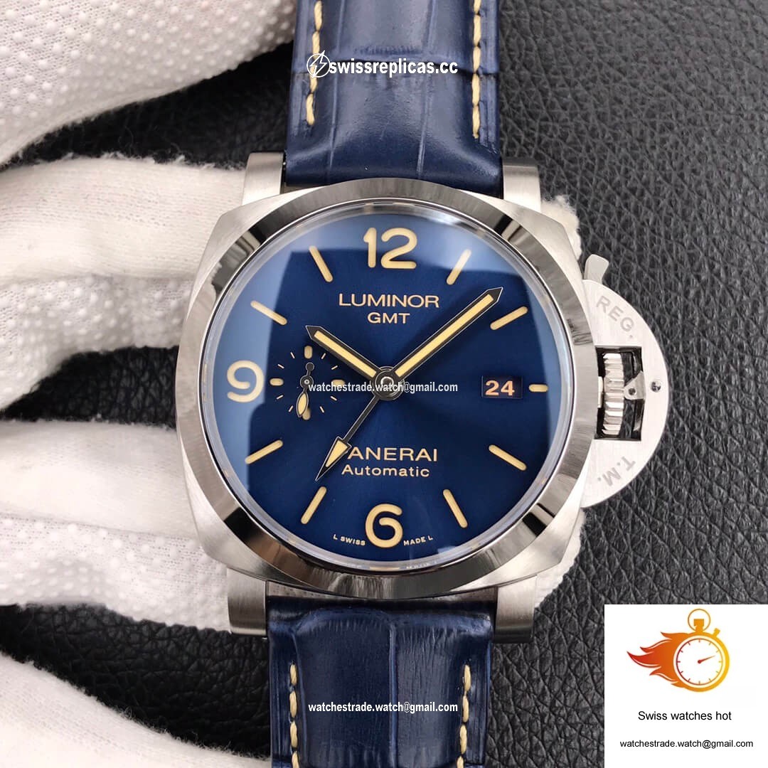 Panerai Luminor GMT PAM01033 VS Factory Dark Blue Dial 1