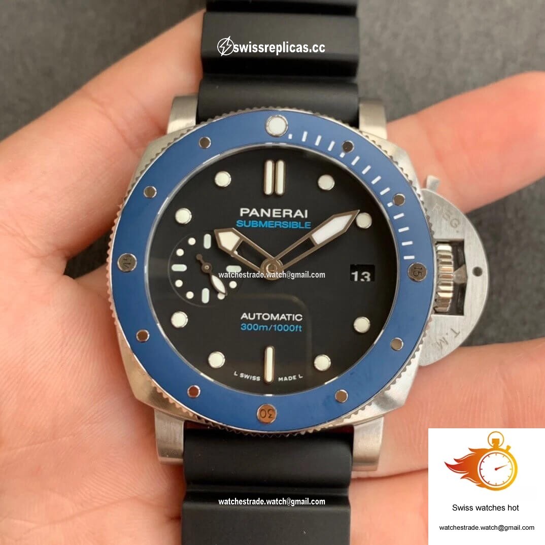 Panerai Submersible PAM01209 VS Factory Blue Bezel 1