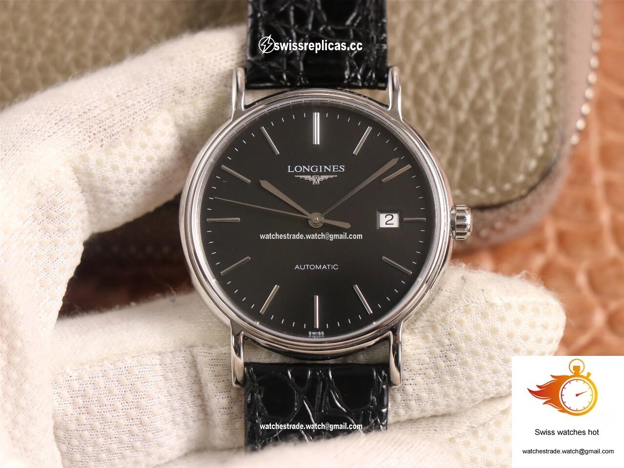 Longines Presence L4.921.4.52.2 KY factory Black Dial 1