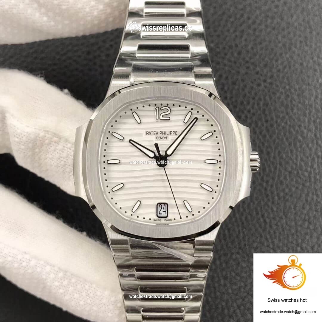 Patek Philippe Nautilus Ladies 7118/1A-010 3K Factory Silver Dial 1