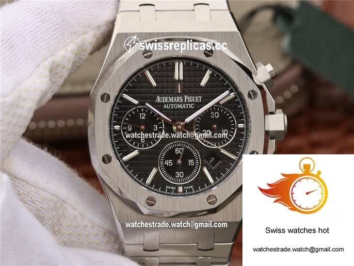 Audemars Piguet Royal Oak Chronograph 26320ST.OO.1220ST.01 OM Factory Black Dial 1