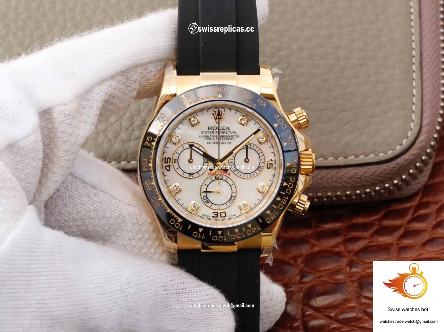 Rolex Daytona Cosmograph M116518ln-0037 JH Factory V6 Diamond Dial 1