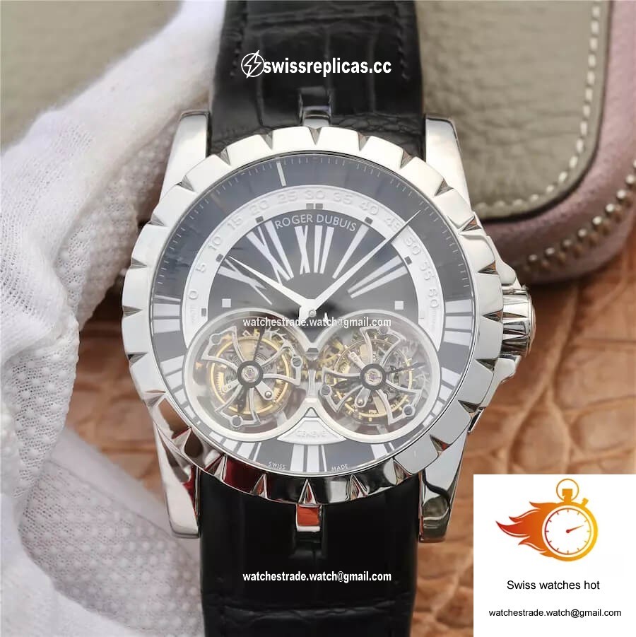 Roger Dubuis Excalibur RDDBEX0291 JB Factory Tourbillon Black Dial 1