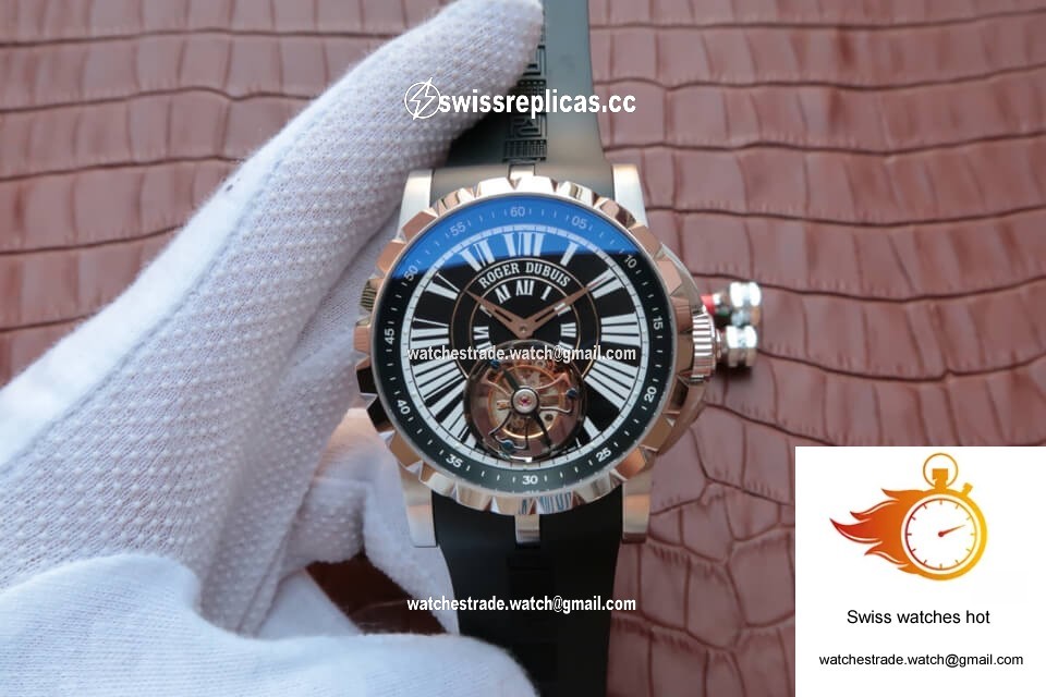 Roger Dubuis Hommage Tourbillon JB Factory Black Dial 1