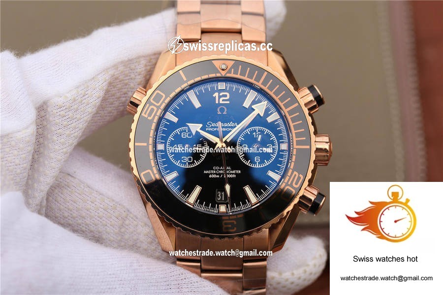 Omega Seamaster Ocean Universe Timing 232.63.46 OM Factory Black Dial 1
