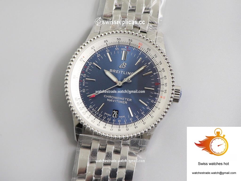 Breitling Navitimer Automatic 38 A17325211C1A1 KOR Factory Blue Dial 1