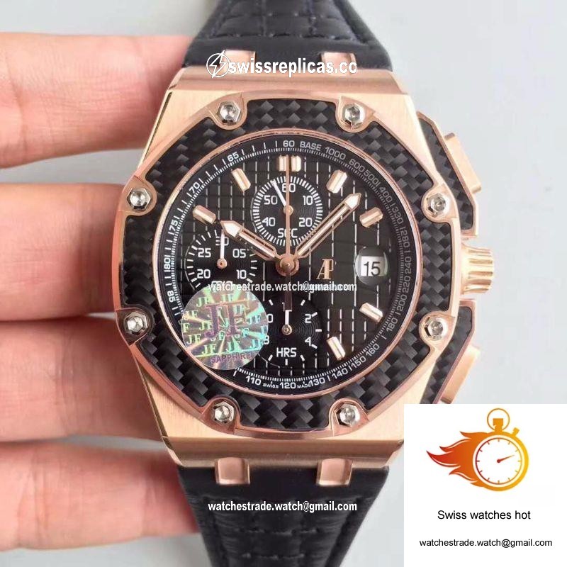 Audemars Piguet Royal Oak Offshore Juan Pablo Montoya 26030RO.00.D001IN.01 JF Factory V2 Black Dial 1