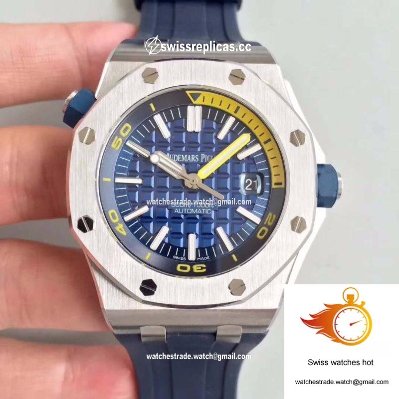 Audemars Piguet Royal Oak Offshore Diver 15710ST.OO.A027CA.01 JF Factory V8 Blue Dial 1