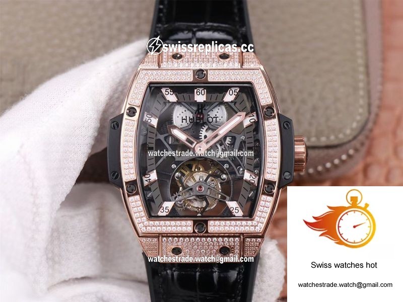 Hublot Masterpiece Tourbillon 906.OX.0123.VR.AES13 JB Factory Rose Gold Diamond 1
