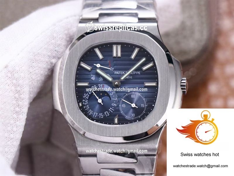 Patek Philippe Nautilus 5712/1A-001 PF Factory Blue Dial Steel Strap 1