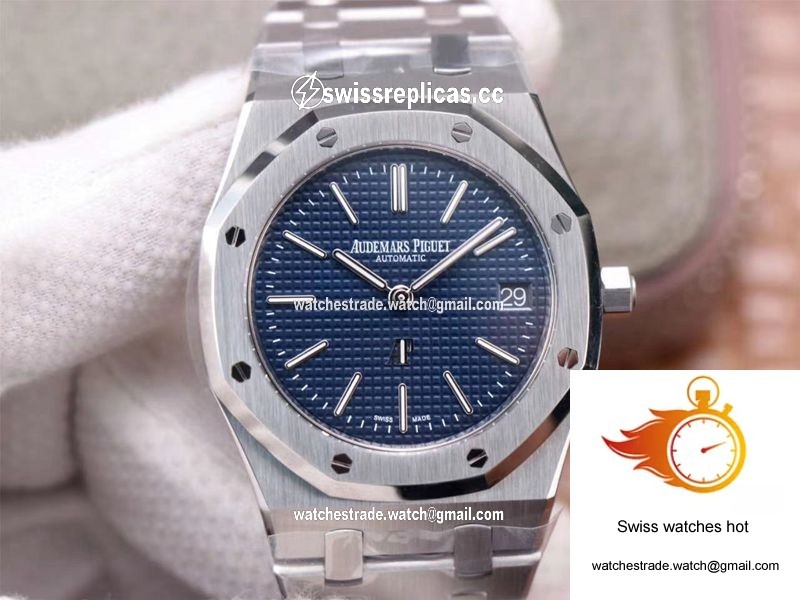 Audemars Piguet Royal Oak Jumbo Extra-Thin 15202ST.OO.1240ST.01 ZF Factory Blue Dial 1